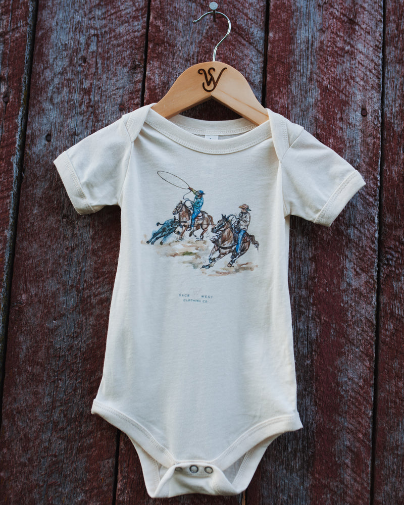 {Team Roping} T-Shirt & Onesie