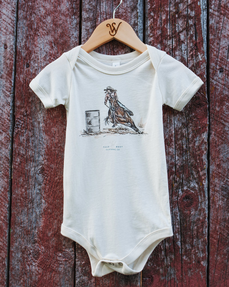 {Barrel Racer} T-Shirt & Onesie