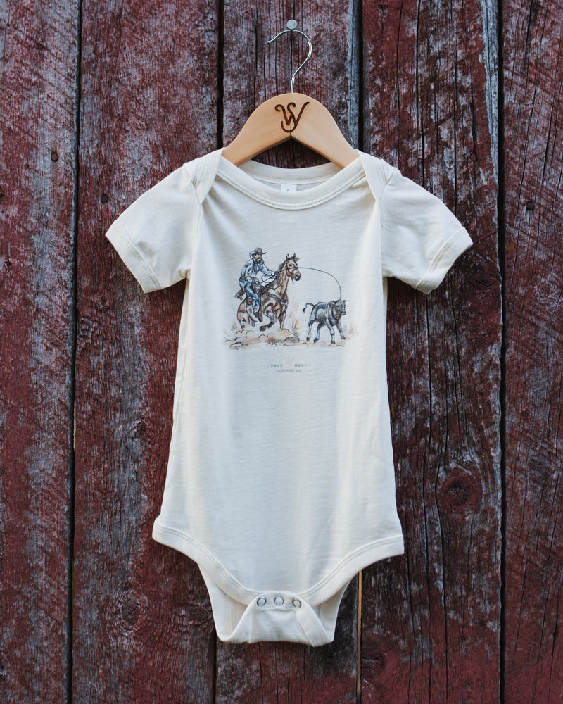{Tie-Down Roper} T-Shirt & Onesie