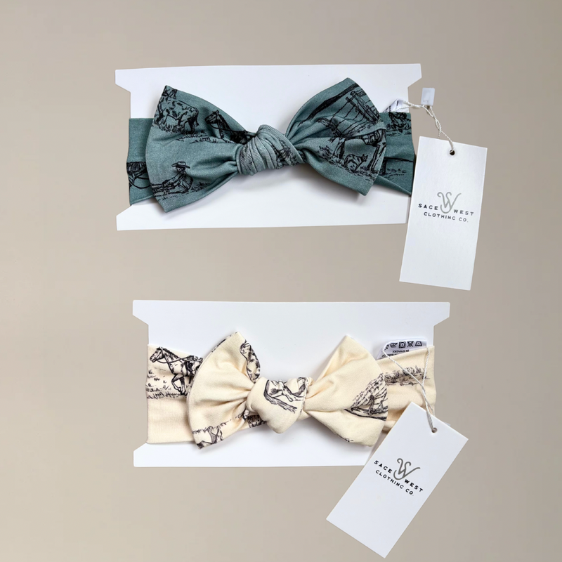 {Prairie Cowboy} Infant Headband