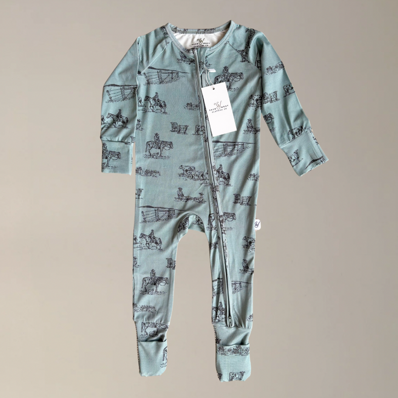 {Prairie Cowboy} Infant Sleepwear